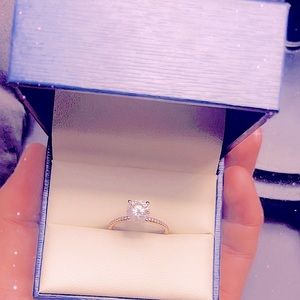 Engagement/wedding ring from Jenson jewelers In Montana.